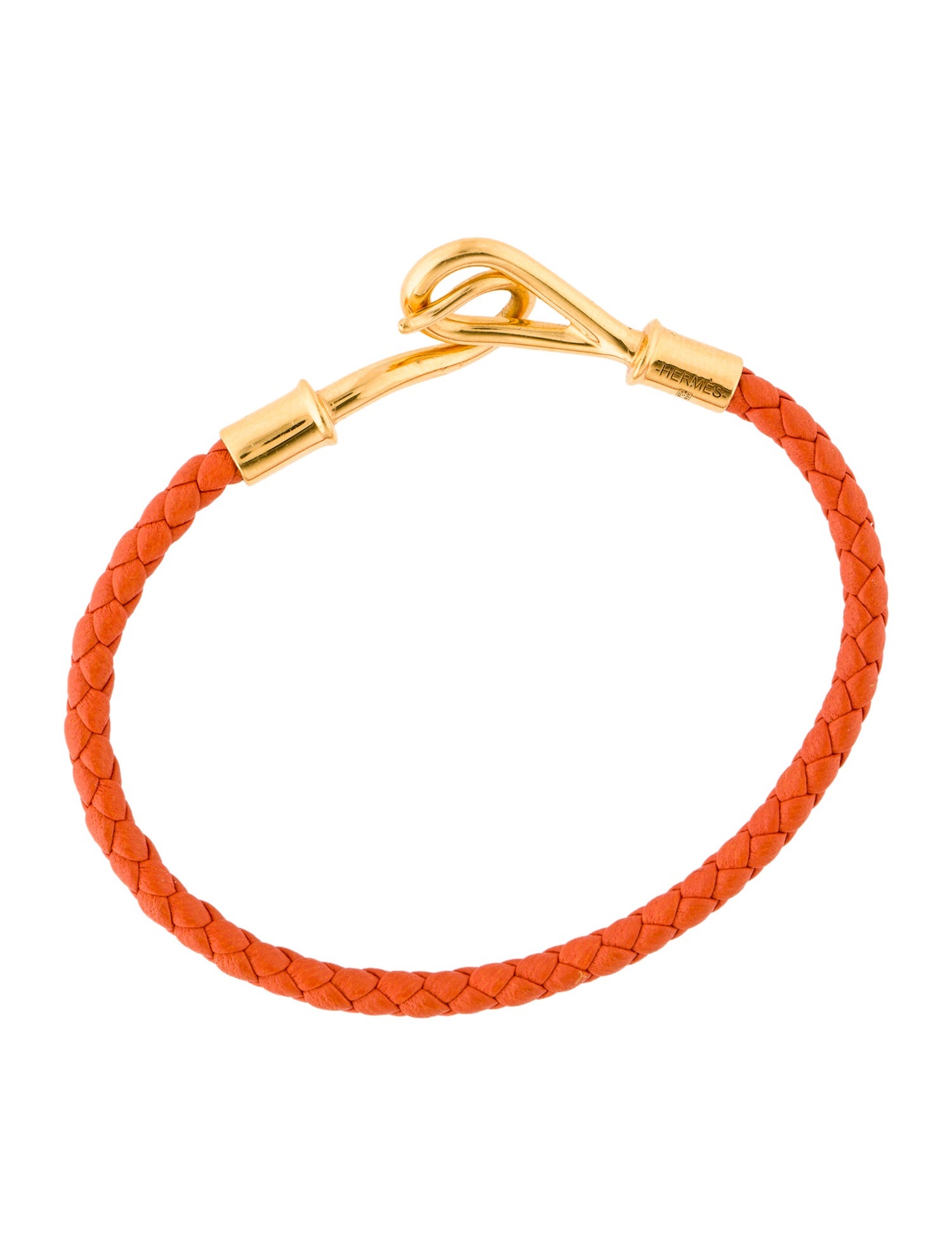 Hermès Leather Hook Wrap Bracelet