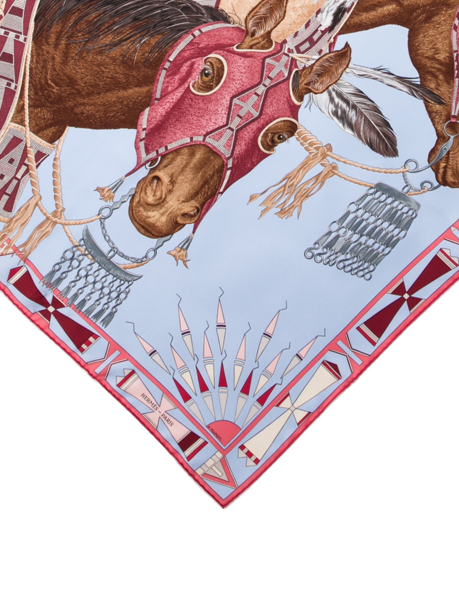 Hermès Apparat des Plaines Silk Scarf w/ Tags