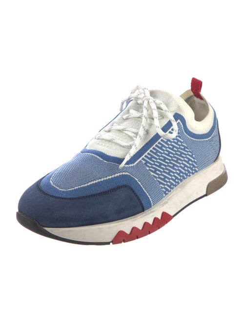Hermès Colorblock Pattern Athletic Sneakers