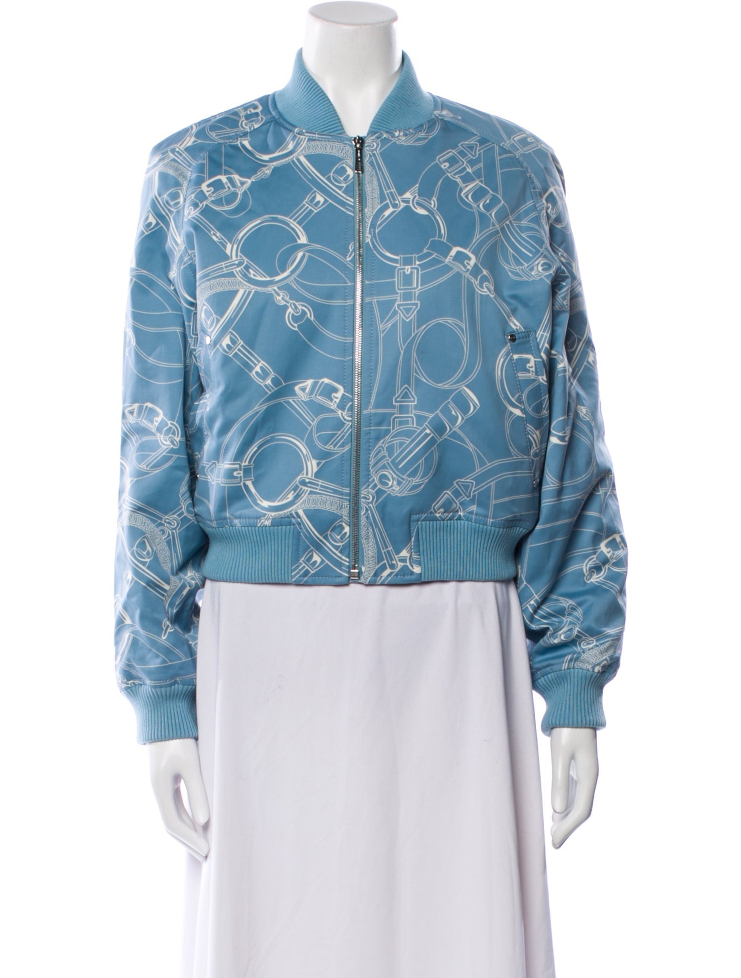 Hermès 2024 Printed Bomber Jacket