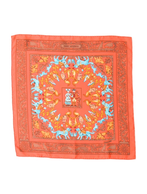 Hermès Early America Silk Scarf