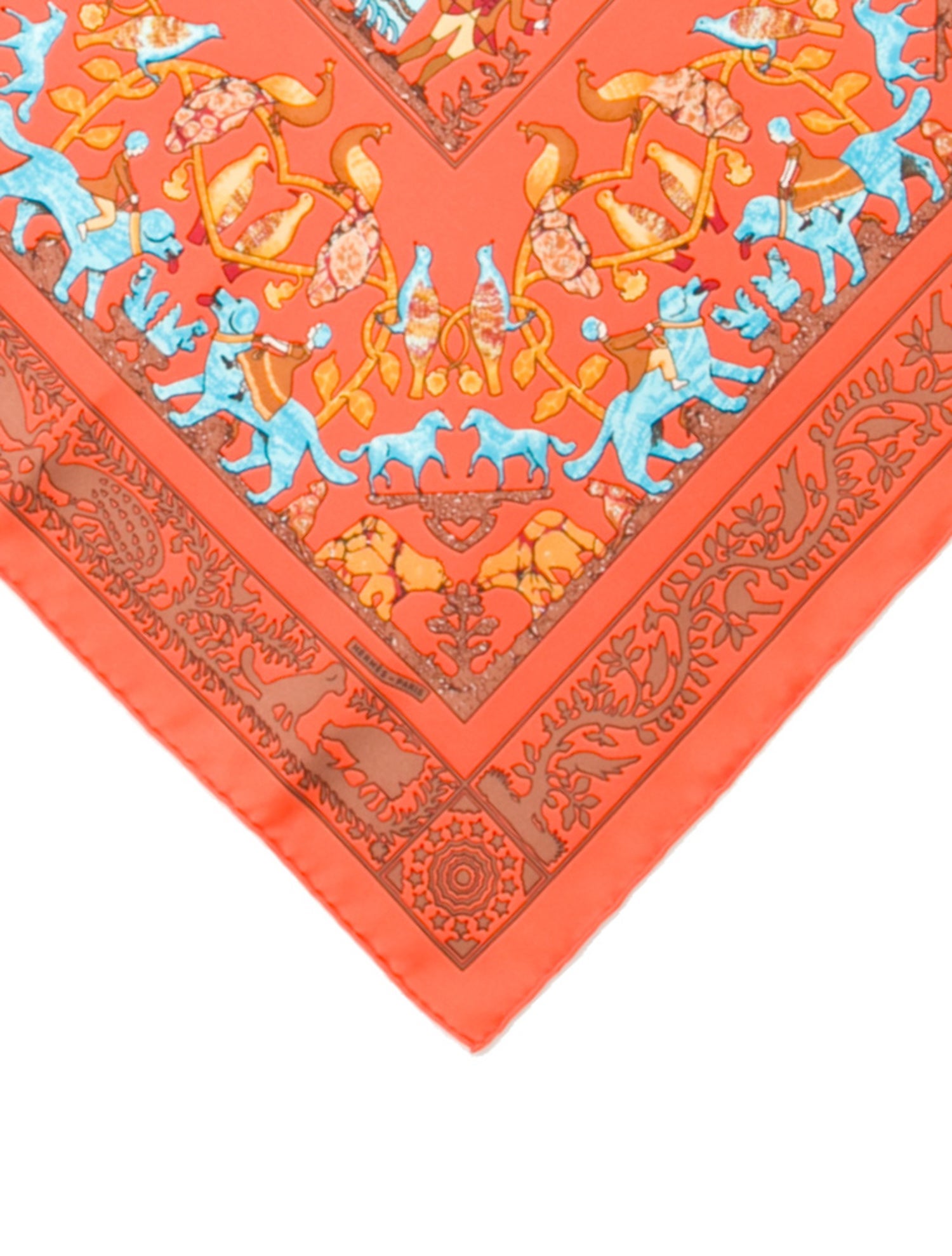 Hermès Early America Silk Scarf