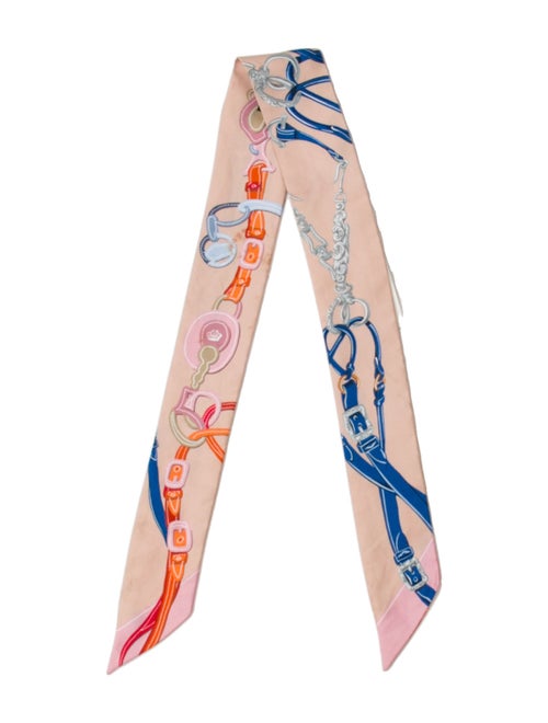 Hermès Brides de Gala Silk Twilly Scarf