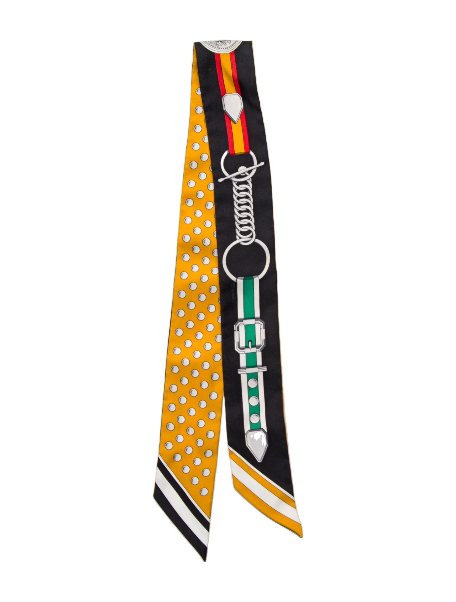 Hermès Grand Tralala Silk Twilly Scarf