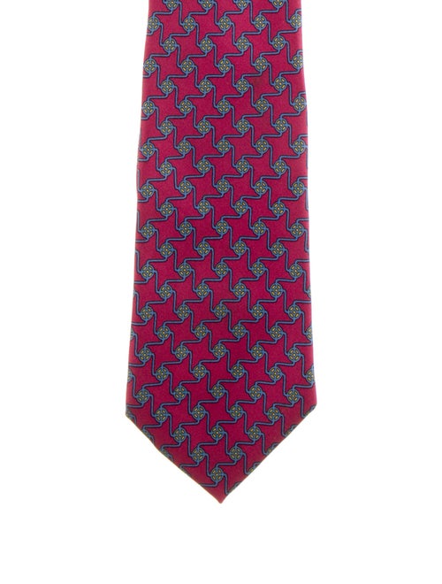 Hermès Silk Patterned Tie