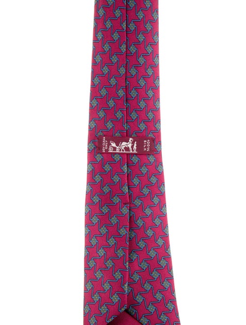 Hermès Silk Patterned Tie