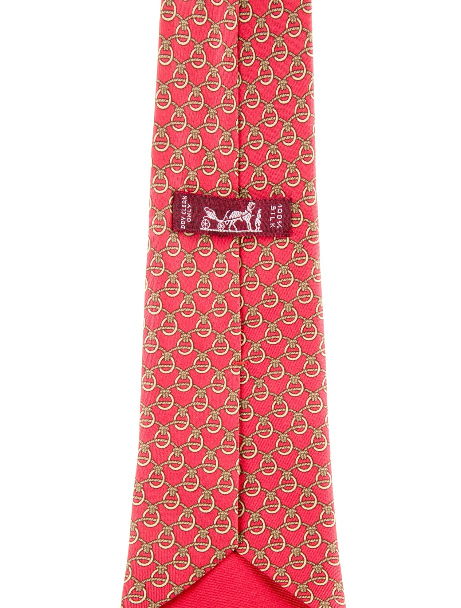 Hermès Silk Patterned Tie