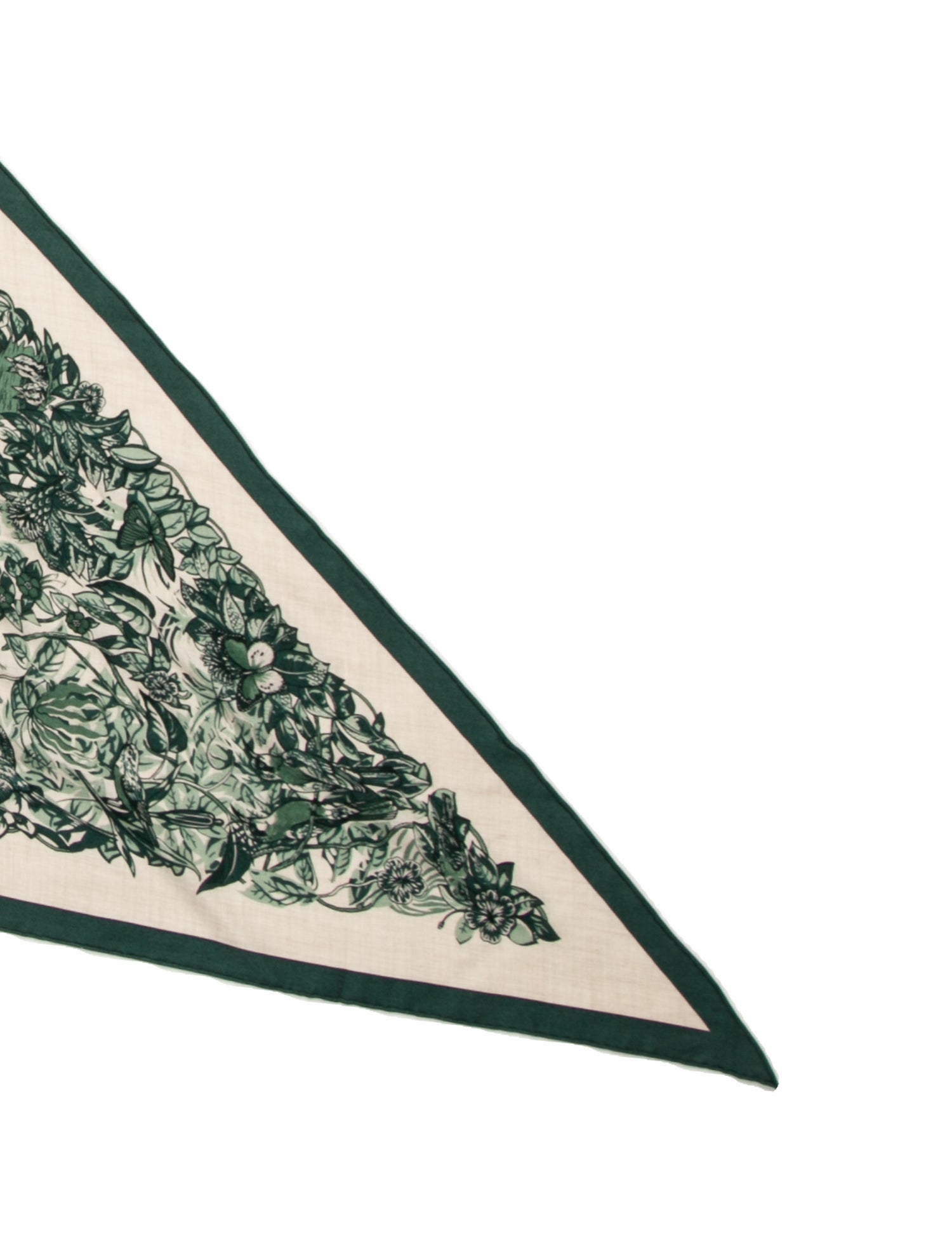Hermès Jungle Love Cashmere Triangle Scarf