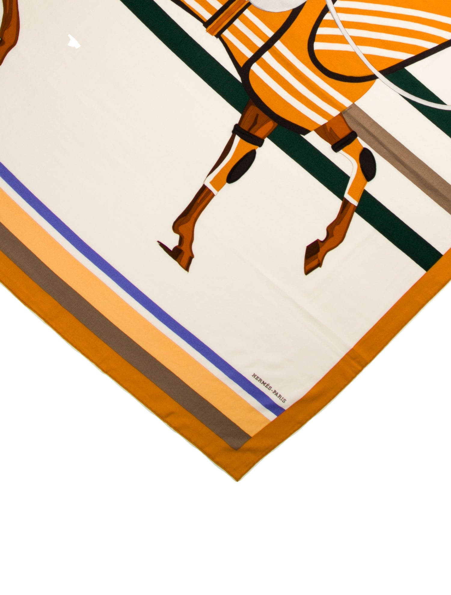 Hermès Cheval A La Couverture Cashmere Shawl