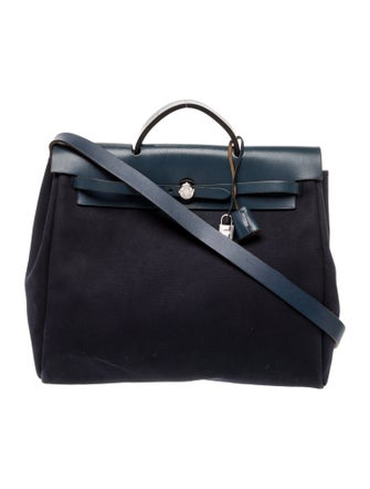 Hermès Toile & Vache Hunter Herbag 39