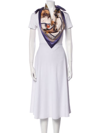 Hermès Attelages Silk Scarf