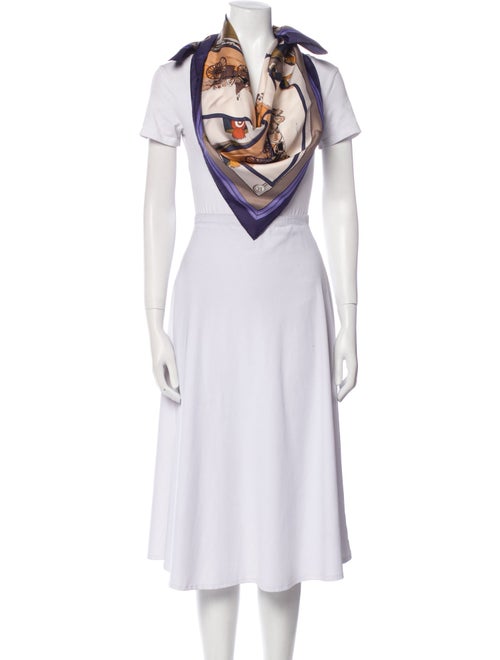 Hermès Attelages Silk Scarf