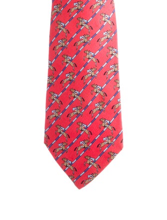 Hermès Silk Pattern Tie