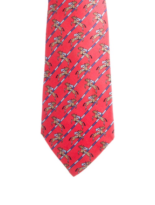 Hermès Silk Pattern Tie