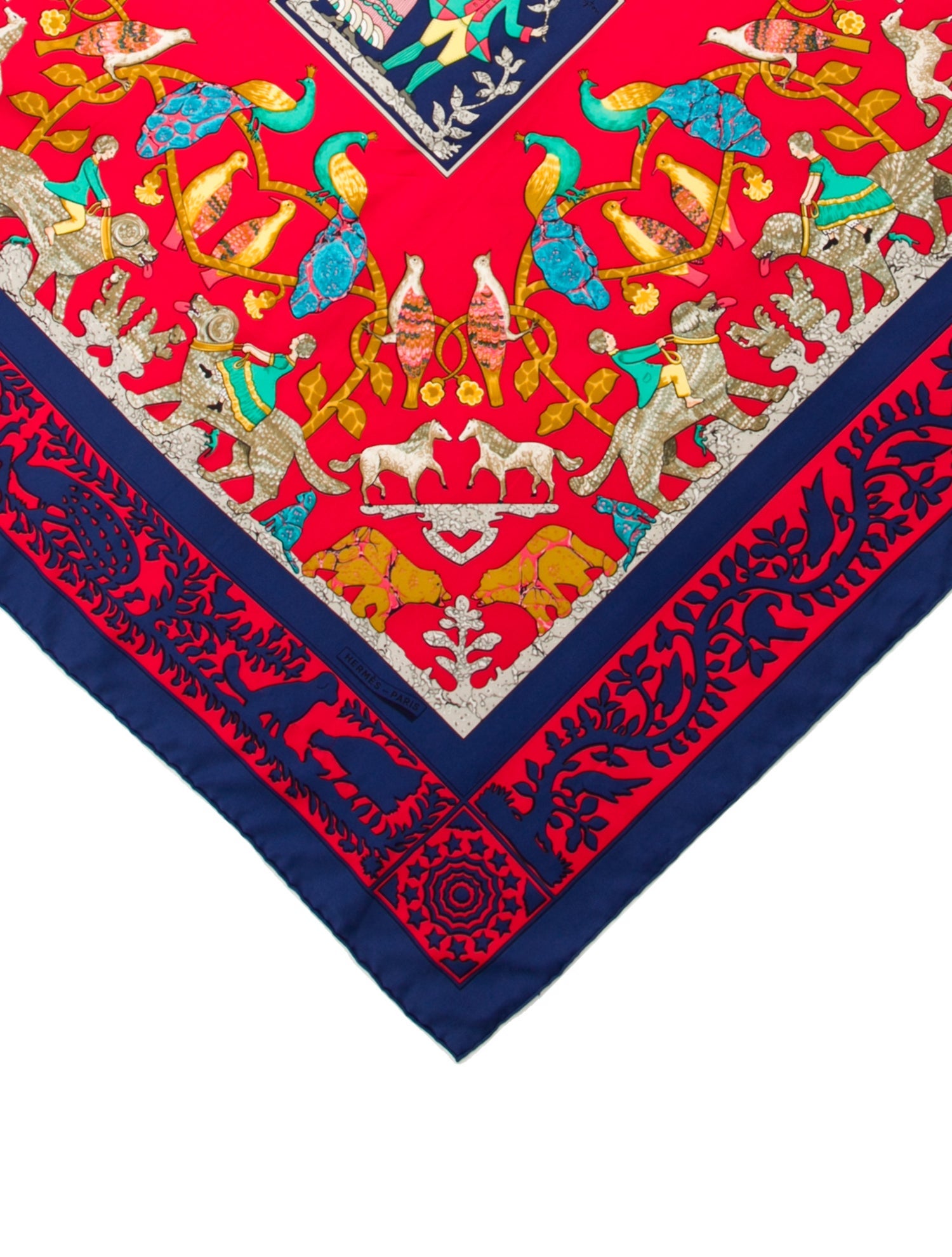 Hermès Early America Silk Scarf