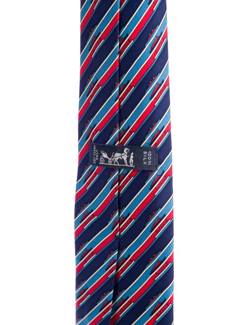 Hermès Silk Pattern Tie