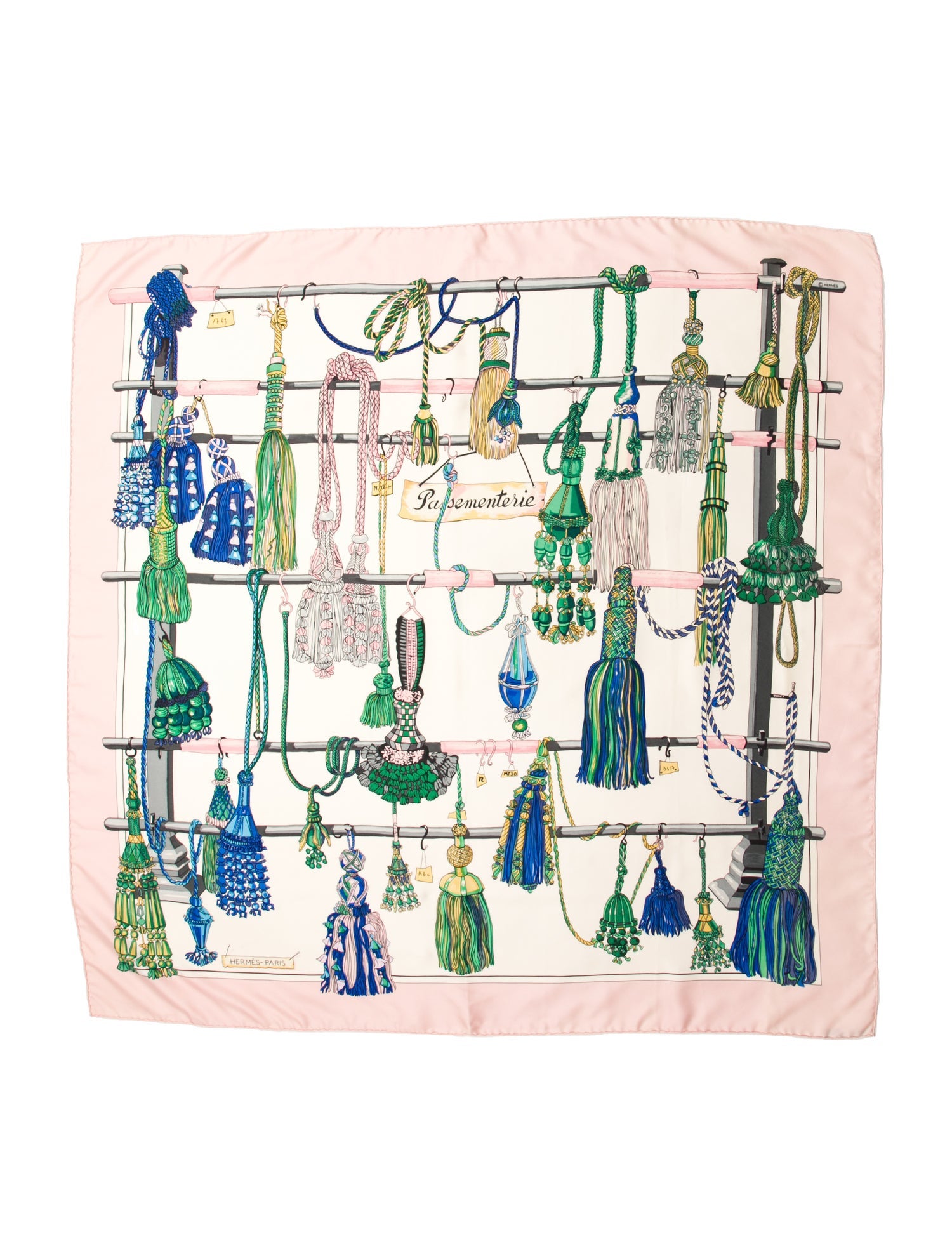 Hermès Passementerie Silk Scarf