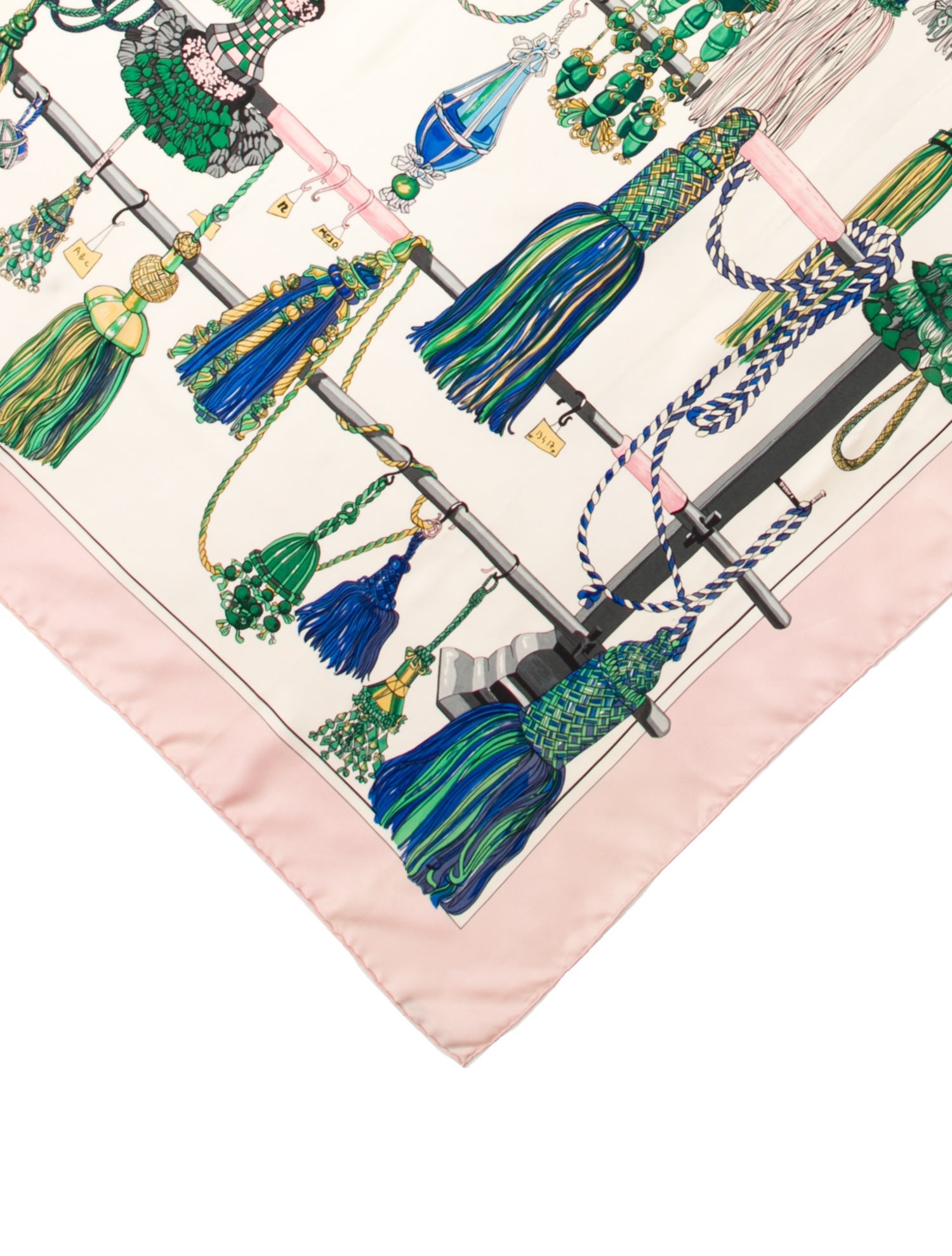 Hermès Passementerie Silk Scarf