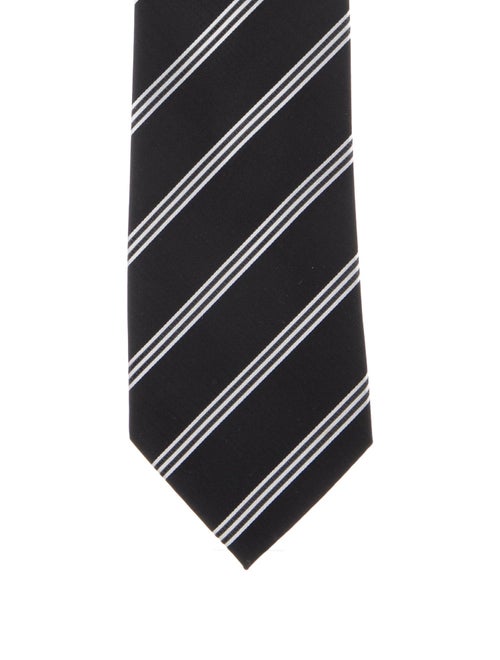 Hermès Striped Silk Tie