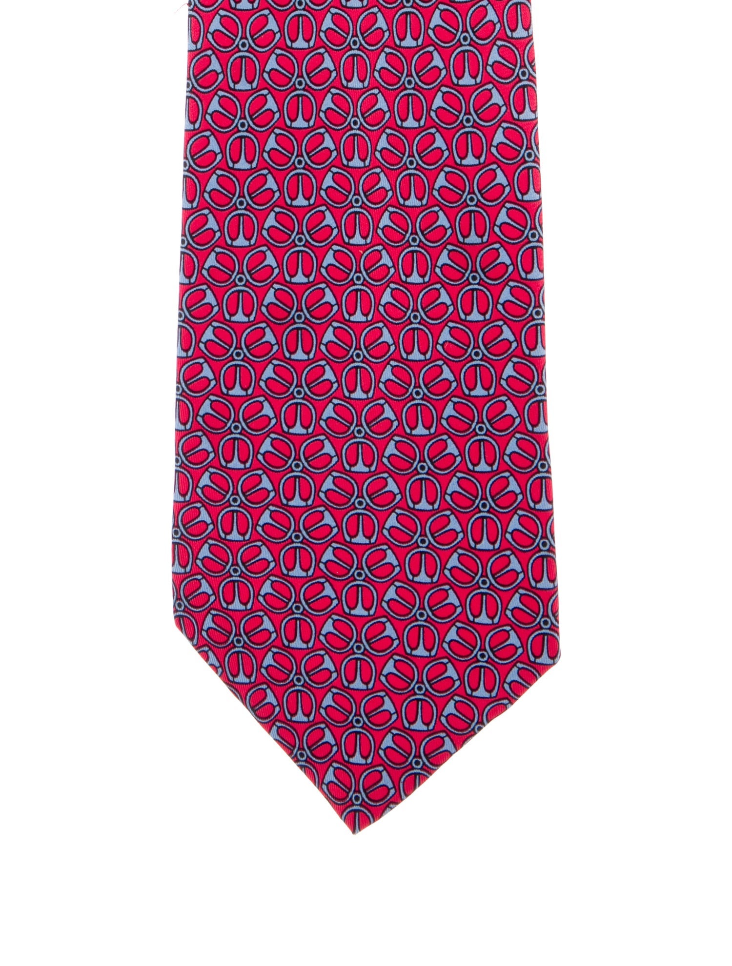 Hermès Silk Stirrup Print Tie