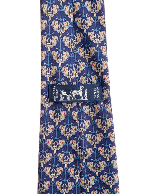 Hermès Silk Pattern Tie