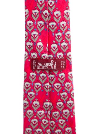 Hermès Silk Pattern Tie