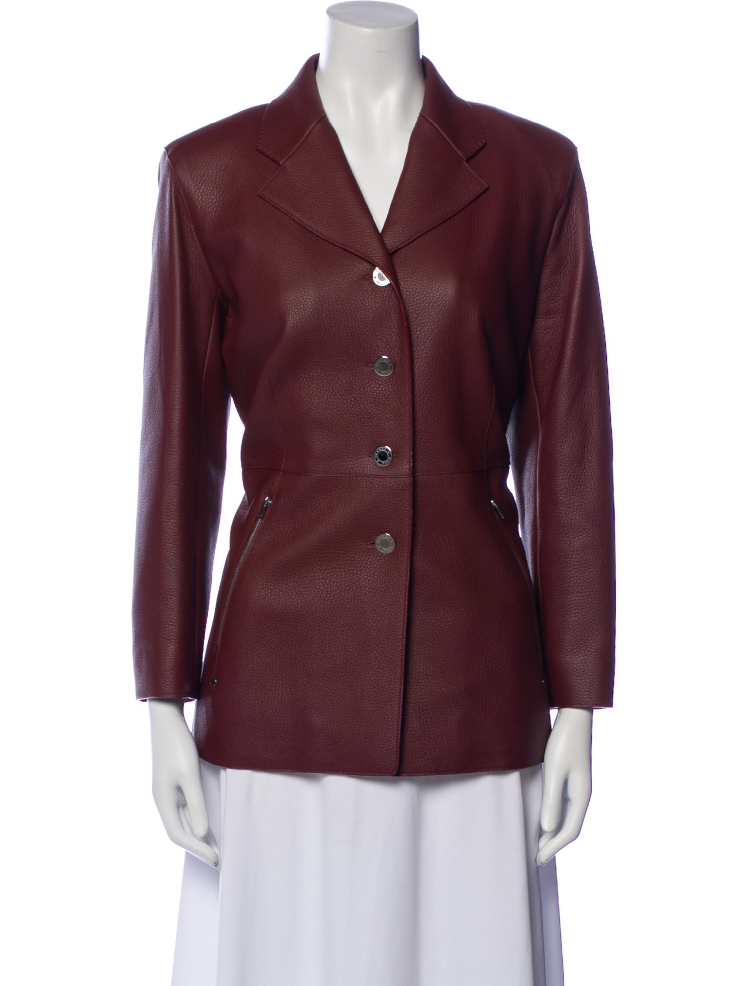 Hermès Leather Fur Jacket