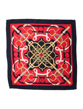 Hermès Eperon D'Or Silk Scarf
