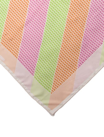 Hermès H en Bias Silk Scarf