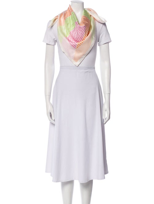 Hermès H en Bias Silk Scarf