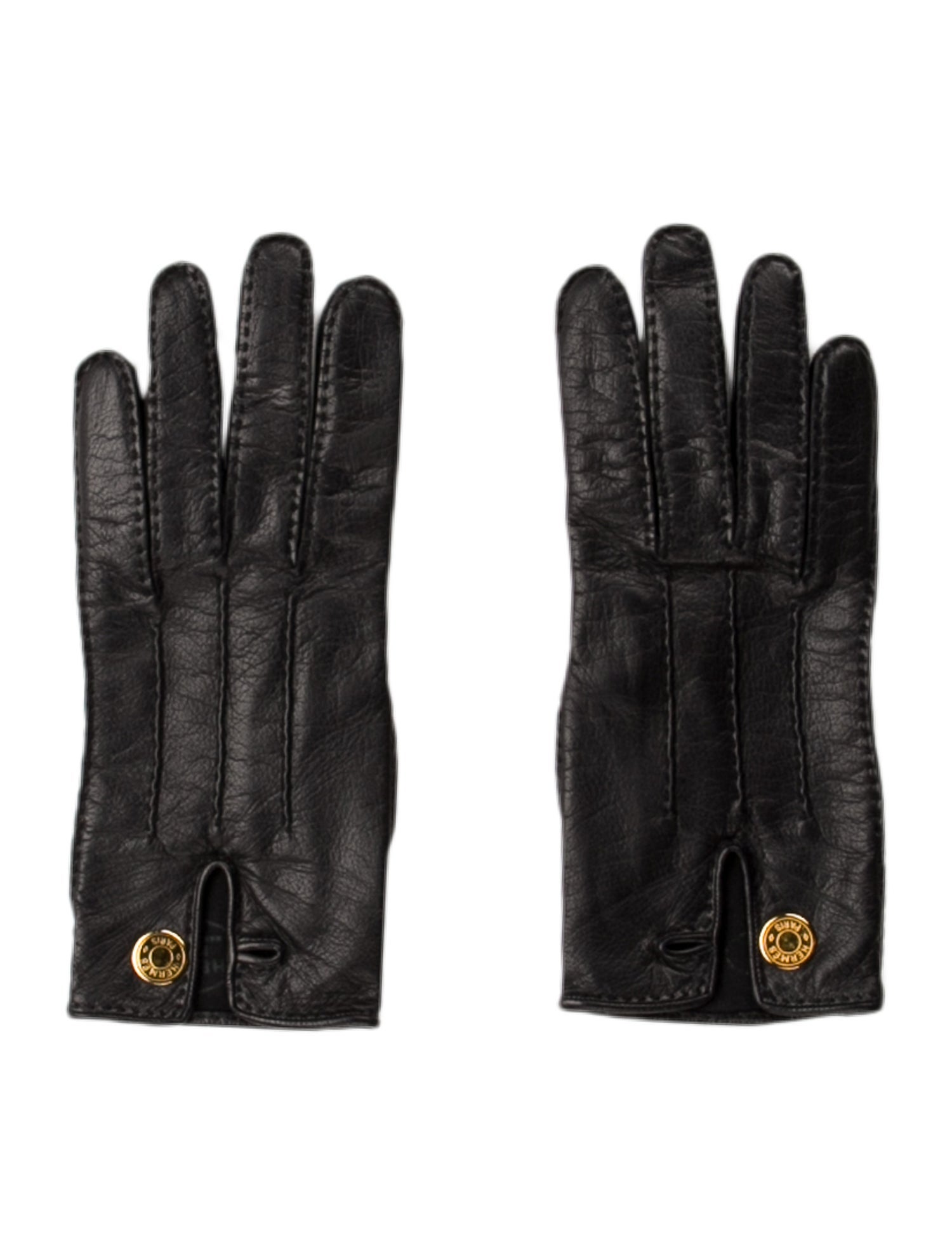 Hermès Leather Gloves