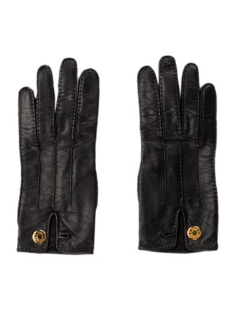 Hermès Leather Gloves