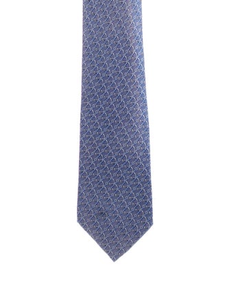Hermès Silk Pattern Tie