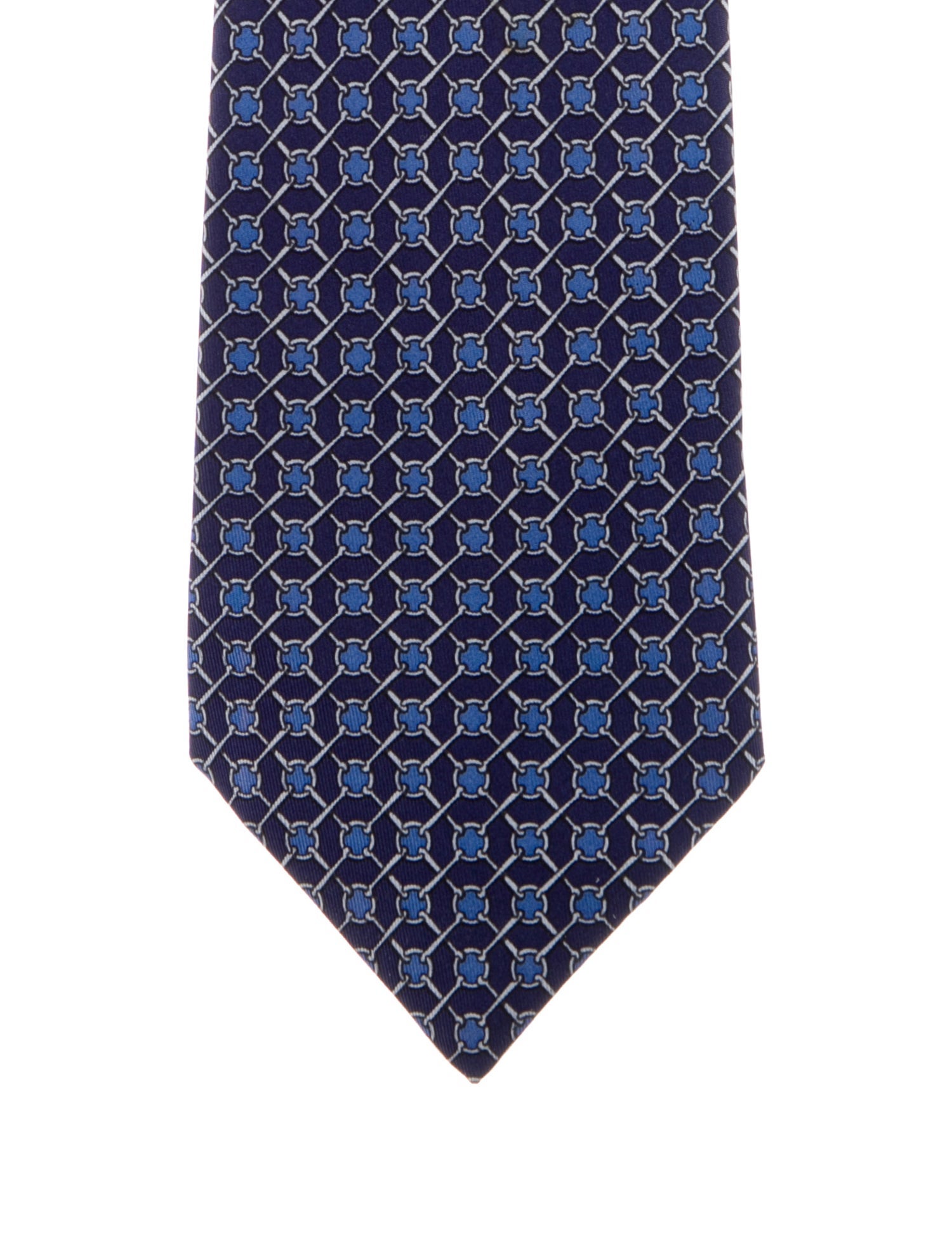 Hermès Silk Pattern Tie