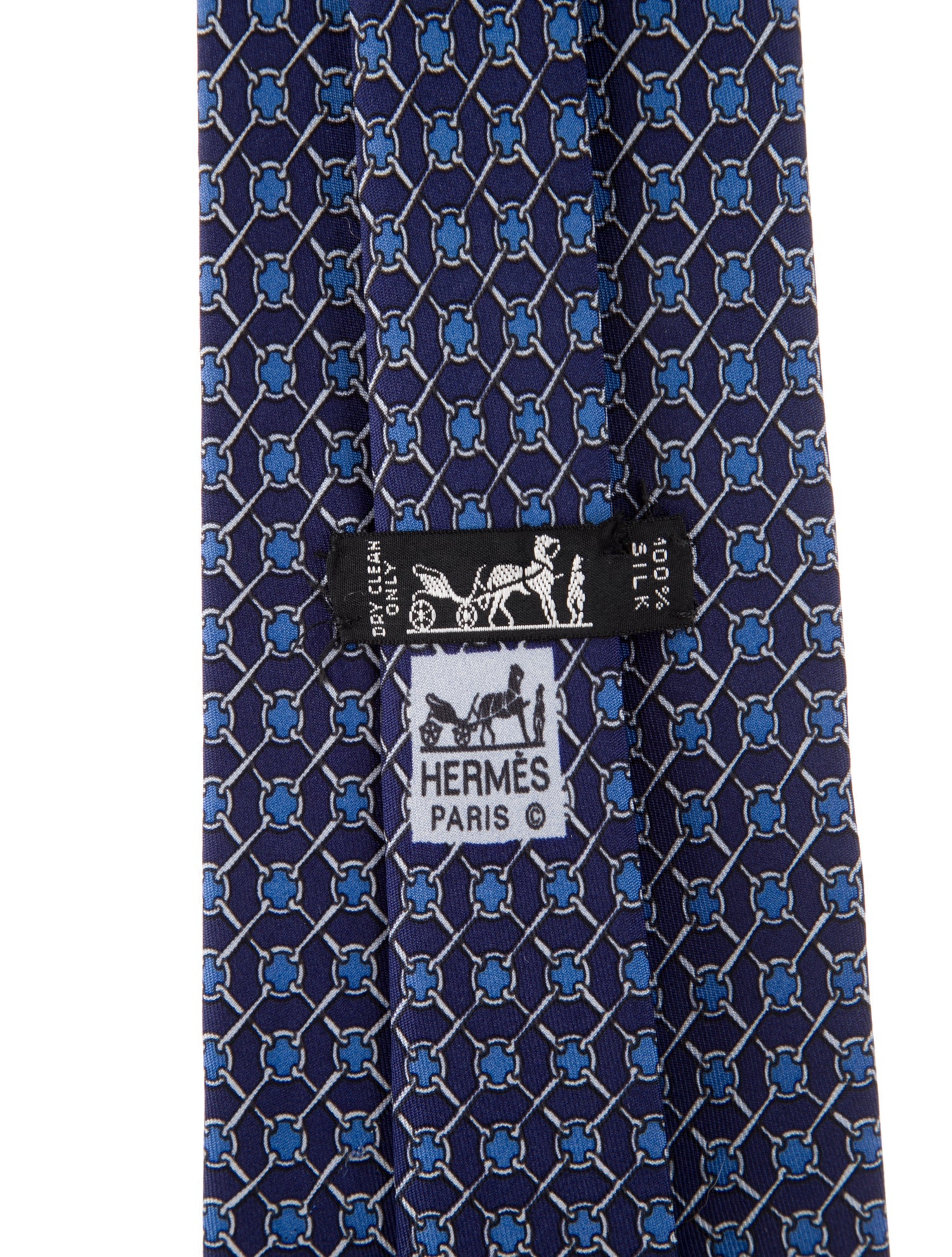 Hermès Silk Pattern Tie