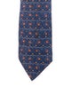Hermès Silk Leaf Print Tie