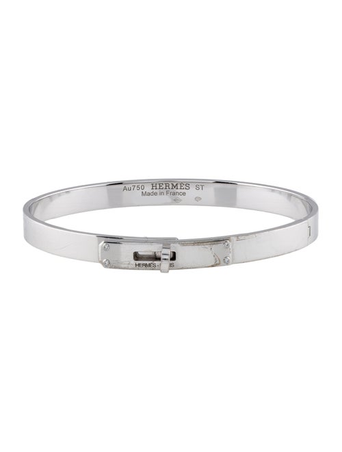 Hermès 18K Diamond Small Kelly Bracelet
