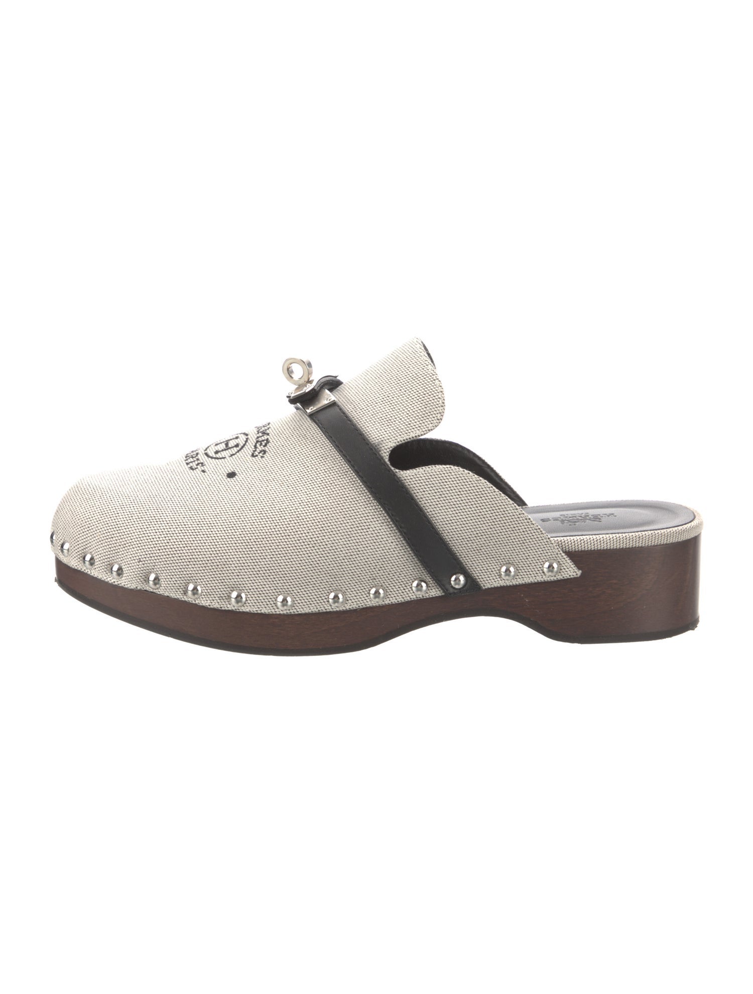 Hermès Carlotta Canvas Mules