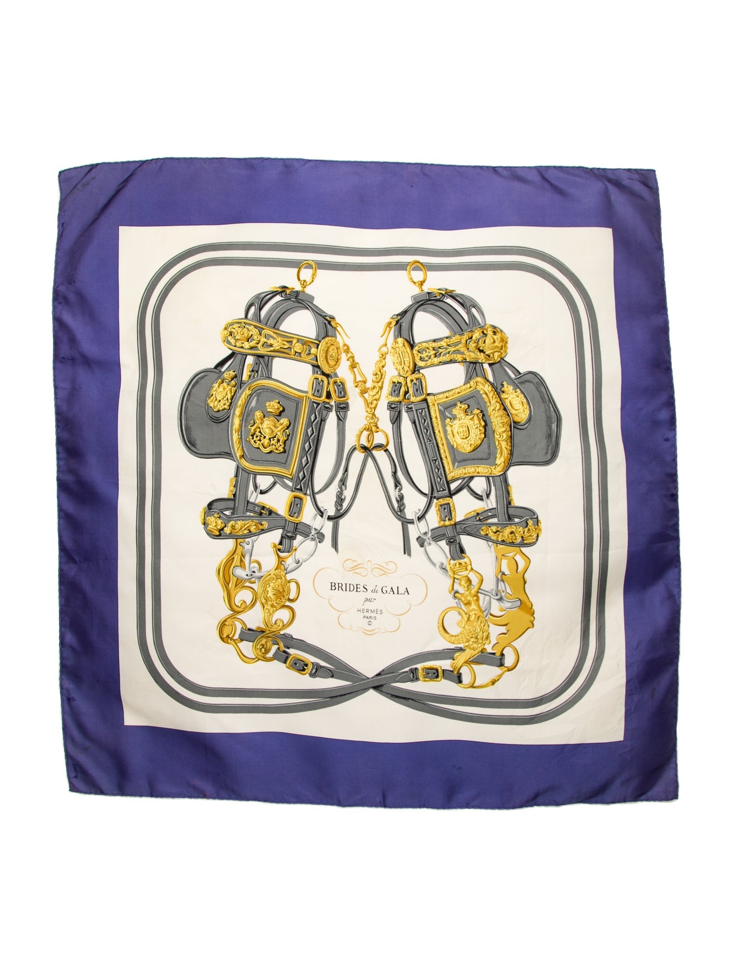 Hermès Brides de Gala Silk Scarf