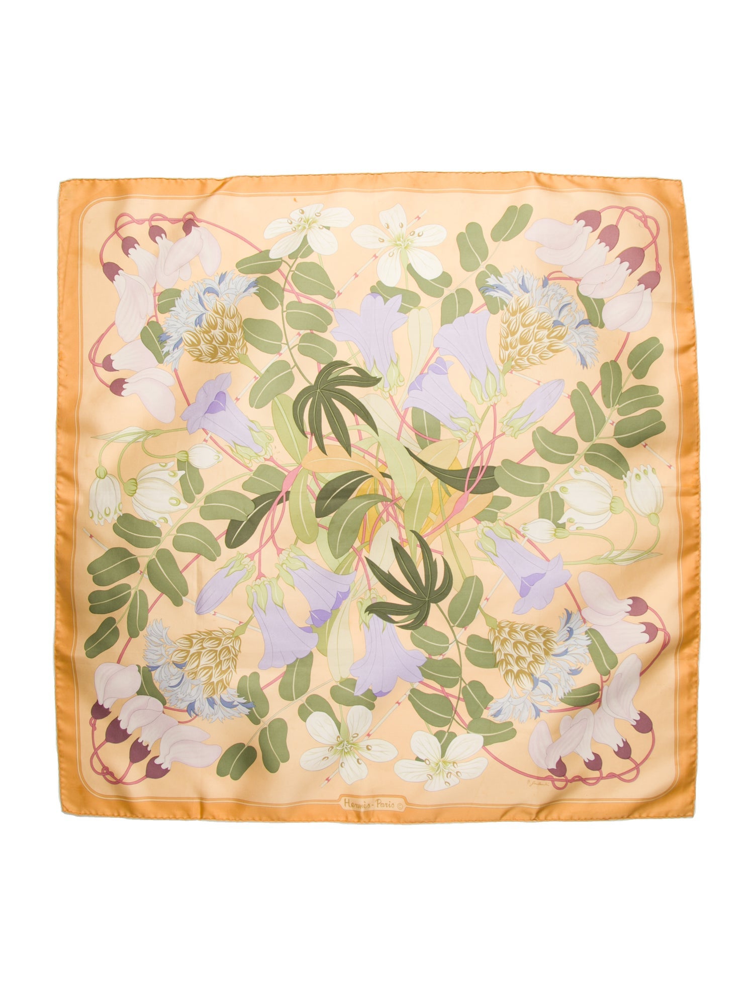 Hermès Flora Graeca Silk Scarf
