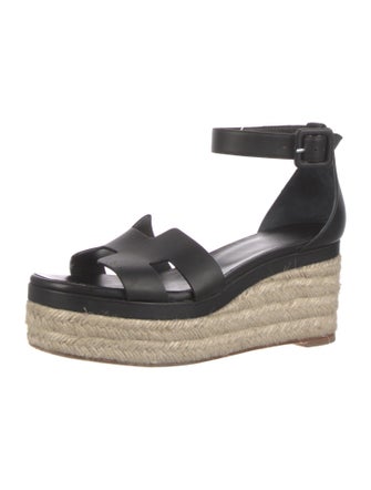 Hermès Elda H Logo Espadrilles