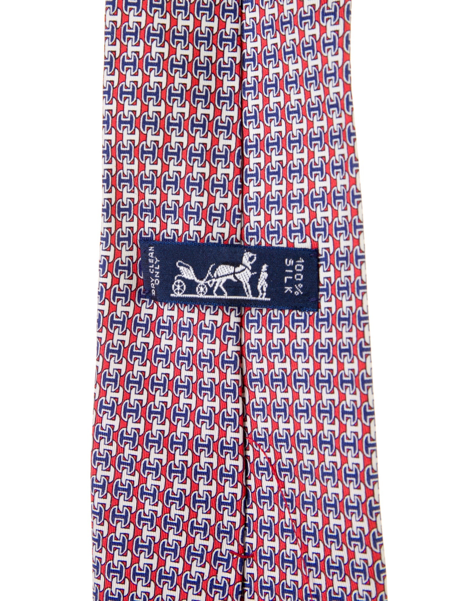 Hermès Silk Patterned Tie