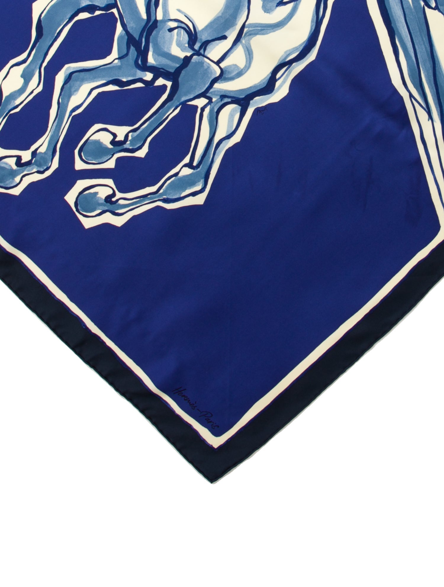 Hermès Libre Comme Pegase Silk Scarf