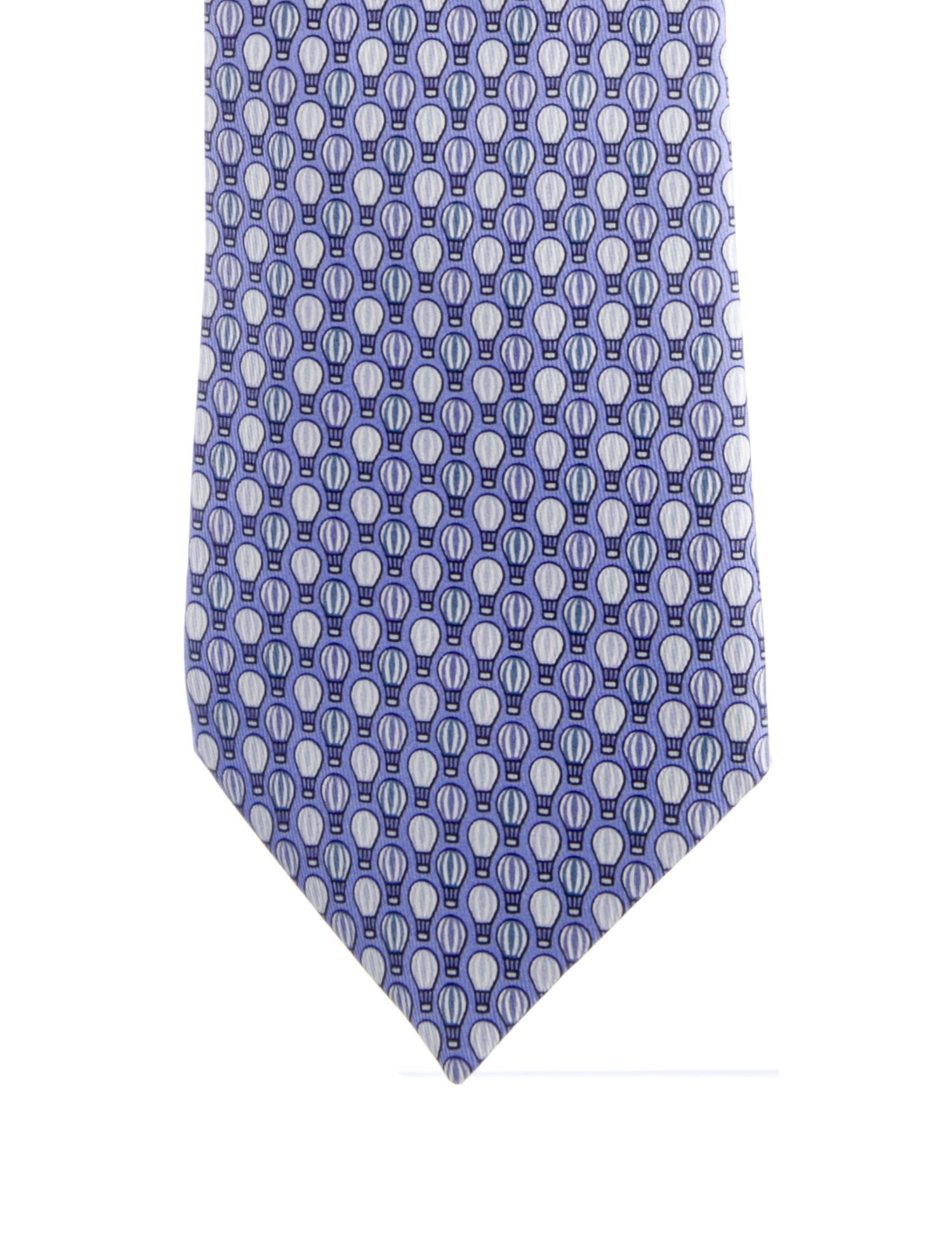Hermès Pattern Print Silk Tie