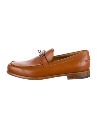 Hermès Destin Leather Loafers