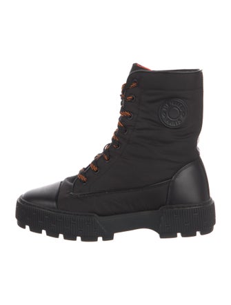 Hermès Fresh Nylon Combat Boots