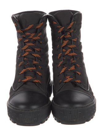 Hermès Fresh Nylon Combat Boots