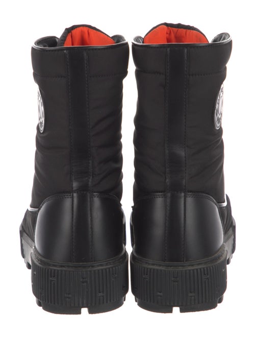 Hermès Fresh Nylon Combat Boots