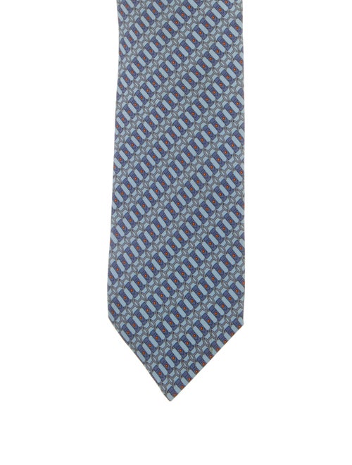 Hermès Silk Pattern Tie