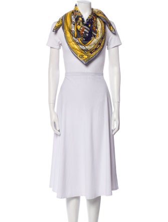 Hermès Colliers de Chiens Silk Scarf